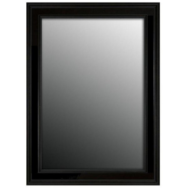 Hitchcock-Butterfield Hitchcock Butterfield 806801 Black Fieldhurst III Wall Mirror - 24 x 60 in. 806801